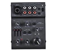 SHUAIGUO -1 AGE03 5 Canali Mini Mic-Line Mixer Console Mixer con Interfaccia Audio USB Built-in Echo Effect Alimentazione USB per la Registrazione DJ Network Live Broadcast Karaoke