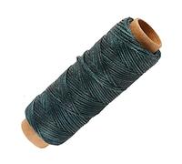 SHUAIGUO 1pc 1 Mm Filo di Cucito Cerato, Filo Piatto Forte 50 M per Cuciture e Mestiere a Mano per Scarpe in Pelle, Resistente e Resistente all'usura (#5)