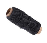 SHUAIGUO 1pc 1 Mm Filo di Cucito Cerato, Filo Piatto Forte 50 M per Cuciture e Mestiere a Mano per Scarpe in Pelle, Resistente e Resistente all'usura (#1)