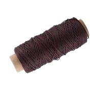 SHUAIGUO 1pc 1 Mm Filo di Cucito Cerato, Filo Piatto Forte 50 M per Cuciture e Mestiere a Mano per Scarpe in Pelle, Resistente e Resistente all'usura (#2)