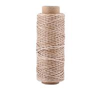 SHUAIGUO 1pc 1 Mm Filo di Cucito Cerato, Filo Piatto Forte 50 M per Cuciture e Mestiere a Mano per Scarpe in Pelle, Resistente e Resistente all'usura (#3)
