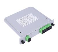 SHUAIGUO 1x4 Modulo splitter in fibra ottica PLC, interfaccia SINGLEMODE SC/UPC, bassa perdita di ingresso, trasmissione stabile per rete ottica domestica/aziendale