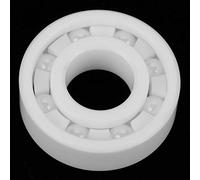 SHUAIGUO 6202 Cuscinetto a Sfera Zro2 in Ceramica Completa, 15x35x11mm, Alta Precisione, Bassa Attrito, PTFE, Alta stabilità, per la Manutenzione di Macchinari e Attrezzature