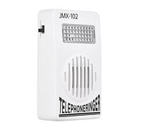 SHUAIGUO Campanello con Luce Flash Luminoso per Telefono Fisso 70 Db Suoneria Aiuto Luce stroboscopica Campanello con Luce Flash Adatto Tipo di connettore 6P2C Montato a Parete Senza Batteria
