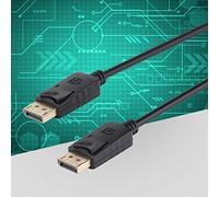 SHUAIGUO Cavo DisplayPort 1,8 m flessibile nero adattatore per connessione