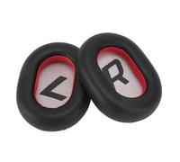 SHUAIGUO Cuscinetti di Ricambio Cuscinetti in Morbida Pelle Proteica per Cuffie Backbeat Pro2 SE e Voyager 8200 UC Massimo Comfort 2 Pezzi (Nera)