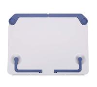 SHUAIGUO Disk Portable Desk Music Book Stand, Porta Desktop in Plastica Pieghevole Leggero, Supporto Stabile per Documenti e Libri, Angolo Regolabile e Braccia per l'allenamento