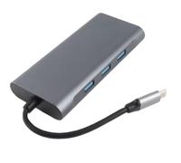 SHUAIGUO Hub docking USB C 10 in 1 con multimedialità ad alta definizione