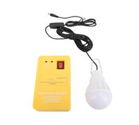 SHUAIGUO Kit Generatore Solare, Centrale Elettrica Ad Alta Efficienza con Pannello Solare per Avventure All'aria Aperta, Batteria Domestica di Riserva da 6000 MAh