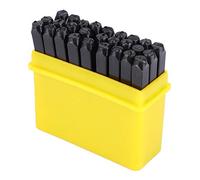 SHUAIGUO Kit per Punzonatura in Acciaio in Acciaio per Carbonio 36pc Metal Letter Set con Fai -da -te