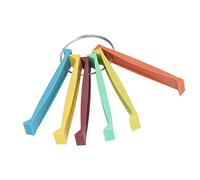 SHUAIGUO Kit Pettine a Pinna con Condizionatore d'aria 6 Pezzi, Set di Strumenti di Pulizia più Detergente per Evaporatore FCR6, Portatile e Pratico per le Bobine Raddrizzamento e Pulizia