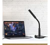 SHUAIGUO Microfono USB Omnidirezionale con qualità del Suono Chiara per la Registrazione e le Chat Online, Robusta Struttura in Metallo per L'uso Desktop