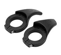 SHUAIGUO Mini Manubrio Ergonomico REST BICYLY REST, 1 Paio, Materiale in Policarbonato, Serratura a Vite Più Sicura, Riduce la Fatica del Polso, Resistente Resistente e Graffe, Rosso, Bicicletta