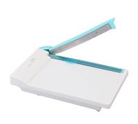 SHUAIGUO Mini Taglierina per Carta da 4 X 6 Pollici, Taglierina per Pannelli con Testa di Sicurezza Carta Artigianale, Bianca