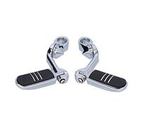 SHUAIGUO Resto del Piede, Footpeg Motociclistico Footrest di Protezione Motore 360 Gradi di Sostituzione della Morsetto