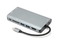 SHUAIGUO Stazione di Aggancio Type-C 8 in 1 Adattatore Compatto in