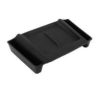 SHUAIGUO Tappetino per Caricatore della Console Centrale Realizzato in Silicone, Telefono di Ricarica Anti -Slittamento Idoneo (con Tasca Laterale)