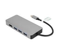 SHUAIGUO Type-C Multi-Function Docking Station with Durable Aluminum Hub