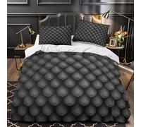 SHUAIOIN Bilance irregolari 3 Pezzi 3D Stampa Digitale Pelle di drago Copripiumino Set Copripiumino Set Di Biancheria Da Letto E Federe Con Cerniera Microfibra Morbido Per Bambini Single（140x200cm）