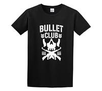 SHUANG YUE Bullet Club PRO Wrestling Street Round Neck Slim Party Reunion T-Shirt Black XL