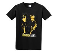 SHUANG YUE The Boondock Saints 1999 Old Movie Film Retro Sports Hipster Base Personalise T-Shirt Black XXL