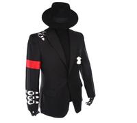 Shuanghao Shirt uomo Camicia bambino Cosplay professionale Costume Camicia stile CTE per ventilatori Bianco Nero Colori ROSSO shirt (2XL, Nero)