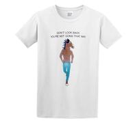 SHUANGJIEPAPER Bojack Horseman Don't Look Back T-Shirt White XL