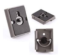 Shuangyu - Treppiede per fotocamera DSLR, con vite di fissaggio da ¼", grigio per Manfrotto 200PL-14 390RC 488RC2 322RC2 804RC2 391RC2 234RC