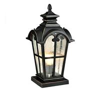 SHUANGZ Alluminio Pressofuso per Esterni Post Light Fixture Lampadine Impermeabili Lampione Stradale Lampione Stradale cap Light per Il Vialetto Orizzontale del Supporto del Pilastro