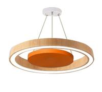 SHUANGZ Lampada A Sospensione Lineare A LED, Lampadario A Filo In Stile Industriale, Lampada Da Soffitto A Sospensione A 1 Anello In Acrilico Regolabile In Altezza, Lampada Da Camera Da Letto Modern