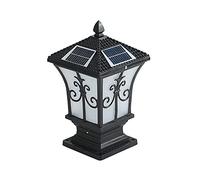 SHUANGZ Lampada da Parete Quadrata Solare Piazza della Luce Solare Apparecchio Post Lampada Luci da Giardino retrò All'aperto per Feste Notturne in Giardino, Vialetto, Patio Decorazione, Regalo