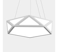 SHUANGZ Lampada Da Soffitto A LED Dal Design Geometrico Moderno Lampada A Sospensione A LED In Acrilico Con Luce Bianca Con Paralume In Acrilico, Lampada A Sospensione In Metallo Nordico