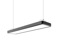 SHUANGZ Lampada Da Soffitto A Sospensione A LED Integrata A 1 Luce, Lampada Da Soffitto Lineare Contemporanea Nera Lampada Da Soffitto A Sospensione Per Cucina Lampada A Sospensione A Filo