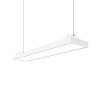 SHUANGZ Lampada Da Soffitto A Sospensione A LED Integrata A 1 Luce, Lampada Da Soffitto Lineare Contemporanea Nera Lampada Da Soffitto A Sospensione Per Cucina Lampada A Sospensione A Filo
