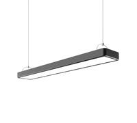 SHUANGZ Lampada Da Soffitto A Sospensione A LED Integrata A 1 Luce, Lampada Da Soffitto Lineare Contemporanea Nera Lampada Da Soffitto A Sospensione Per Cucina Lampada A Sospensione A Filo