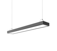 SHUANGZ Lampada Da Soffitto A Sospensione A LED Integrata A 1 Luce, Lampada Da Soffitto Lineare Contemporanea Nera Lampada Da Soffitto A Sospensione Per Cucina Lampada A Sospensione A Filo