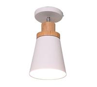 SHUANGZ Lampada da Soffitto Macaron Semi-Incasso Lampada da Soffitto Moderna Creativa in Metallo Arm Swing Lighting Lampada da Parete Decorativa in Legno per Camera da Letto, Ingresso, Corridoio