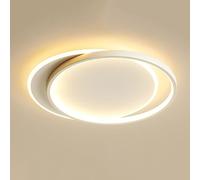 SHUANGZ Lampada Da Soffitto Per L'atmosfera Della Camera Da Letto Plafoniera A LED In Ferro Battuto Con Illuminazione Laterale Con Paralume In Acrilico Apparecchio Di Illuminazione Facile Da Installar
