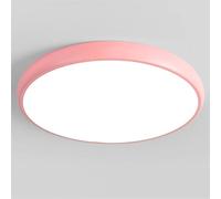 SHUANGZ Lampada da Soffitto Rotonda Macaron Lampada da Soffitto Moderna per Cameretta Bambini Luci A LED A Filo A Risparmio Energetico, 11,8 Pollici, 18 W, Illuminazione Decorativa per Corridoio
