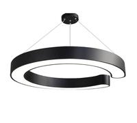 SHUANGZ Lampadario A 1 Anello LED Cavo Per Sala Da Pranzo, Plafoniera Regolabile In Altezza Illuminazione Decorativa Per Corridoio Luce Bianca Fredda Stile Minimalista Luce A Sospensione A LED