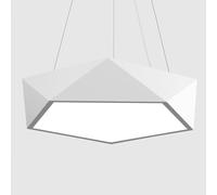 SHUANGZ Lampadario Da Soffitto Semplice Per Sala Da Pranzo 6500K Moderne Luci A Sospensione Per Isola Da Cucina Illuminazione Per Ufficio Soffitto Alto Per Casa Soggiorno Bar BIANCO