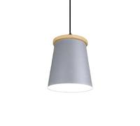 SHUANGZ Lampade A Sospensione in Legno Moderne sopra Il Lavandino, Illuminazione A Sospensione Regolabile Paralume in Metallo A Colori Creativi per Camera da Letto, Studio, Sala da Pranzo Luci