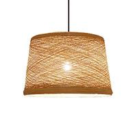 SHUANGZ Moderna Lampada A Sospensione A Spago Lampade A Sospensione Intrecciate Vintage Paralume per Lampada A Sospensione con Lampadario A Lanterna Intrecciata, Illuminazione Intrecciata A Mano