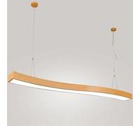 SHUANGZ Moderne Lampade Da Pranzo A LED, Lampade A Sospensione Lineari A Soffitto Lampada Da Soffitto A Filo Stile Fattoria Con Luce A LED Illuminazione A Sospensione Regolabile Long Island Per