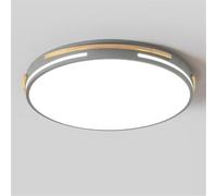 SHUANGZ Plafoniere A LED In Stile Legno Minimalista Lampada Da Soffitto Rotonda A Risparmio Energetico Pannello Luminoso Piatto Tricolore Ultrasottile Per Cucina, Camera Da Letto Principale, 15,7