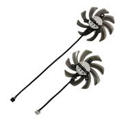 SHUAPOZ 2 Pezzi FDC10H12S9-C GPU Cooler Ventola per Scheda Grafica per PNY per GeForce per RTX 2070 Super 8GB XLR8 Gaming Overclocked Edition(Type B FDC10H12S9C)