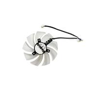 SHUAPOZ 95 Millimetri 4PIN FD10015H12D DC 12V 0.55A per PowerColor per RX 6650 6600XT 7600XT Hellhound Ventola della Scheda Video GPU(Pink)