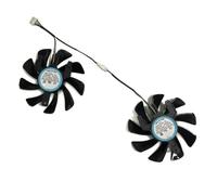 SHUAPOZ FD9015U12S, Ventola Grafica GPU per Sapphire RX 6700XT 6600 6600XT Pulse, Raffreddamento Scheda Video, 2 Pezzi FDC10H12D9-C