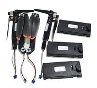 SHUAPOZ per 4 Pezzi M1S Drone Brushless Motor Arm con Lama per elica 3.7V 1800mAh Batteria per M1SPRO Max RC per Quadcopter Parti di Ricambio