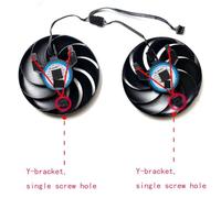 SHUAPOZ per Sapphire per Radeon RX6600 6600XT 6650XT per Ventola della Scheda Grafica Pulse(Right Fan)